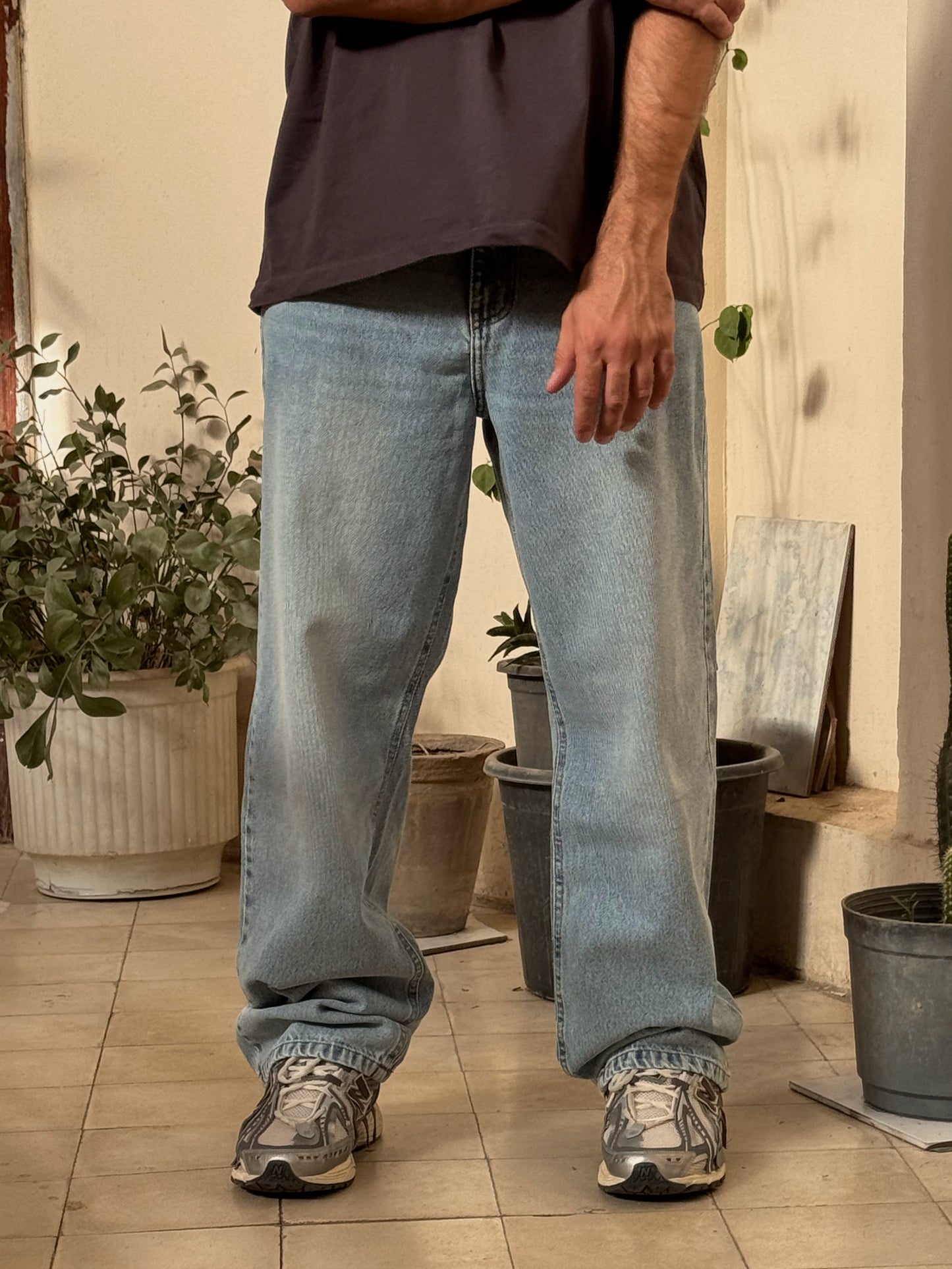 Light Blue Straight Jeans