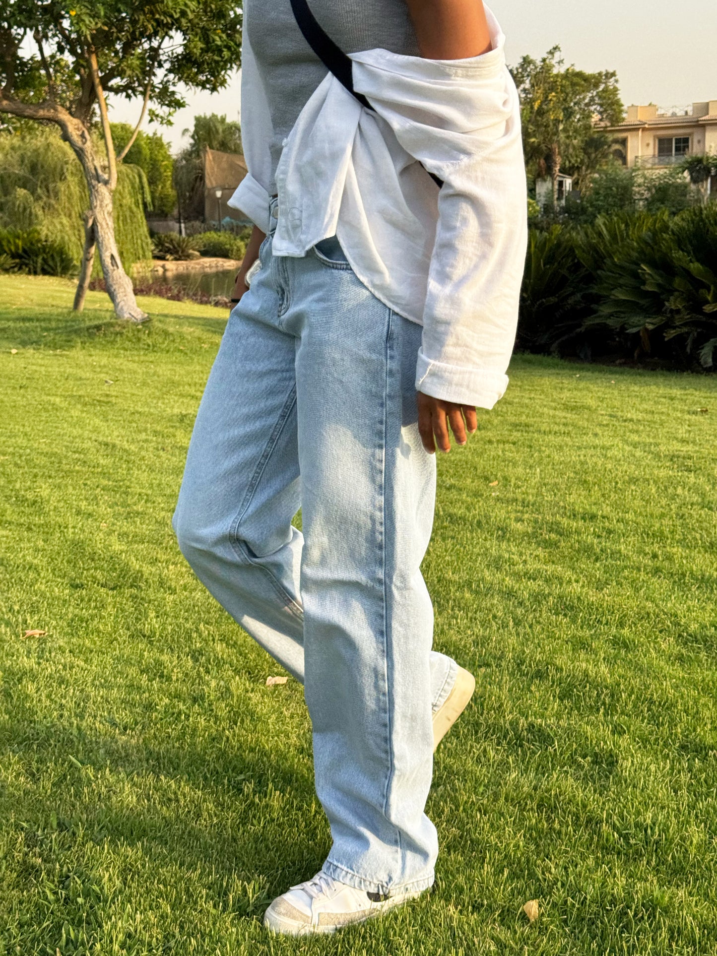 Light Blue Straight Jeans