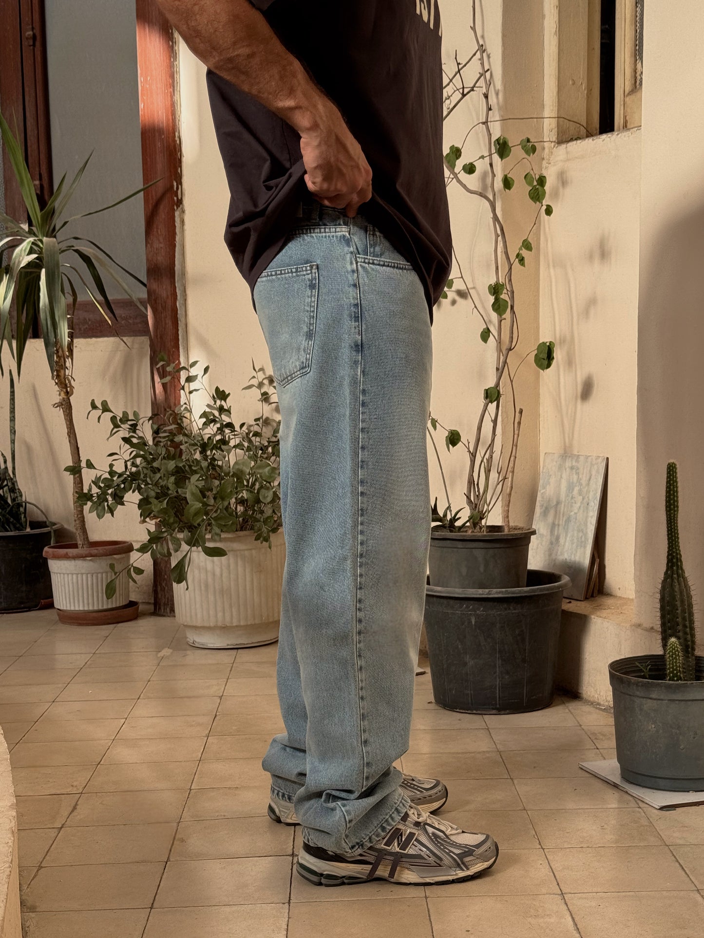 Light Blue Straight Jeans