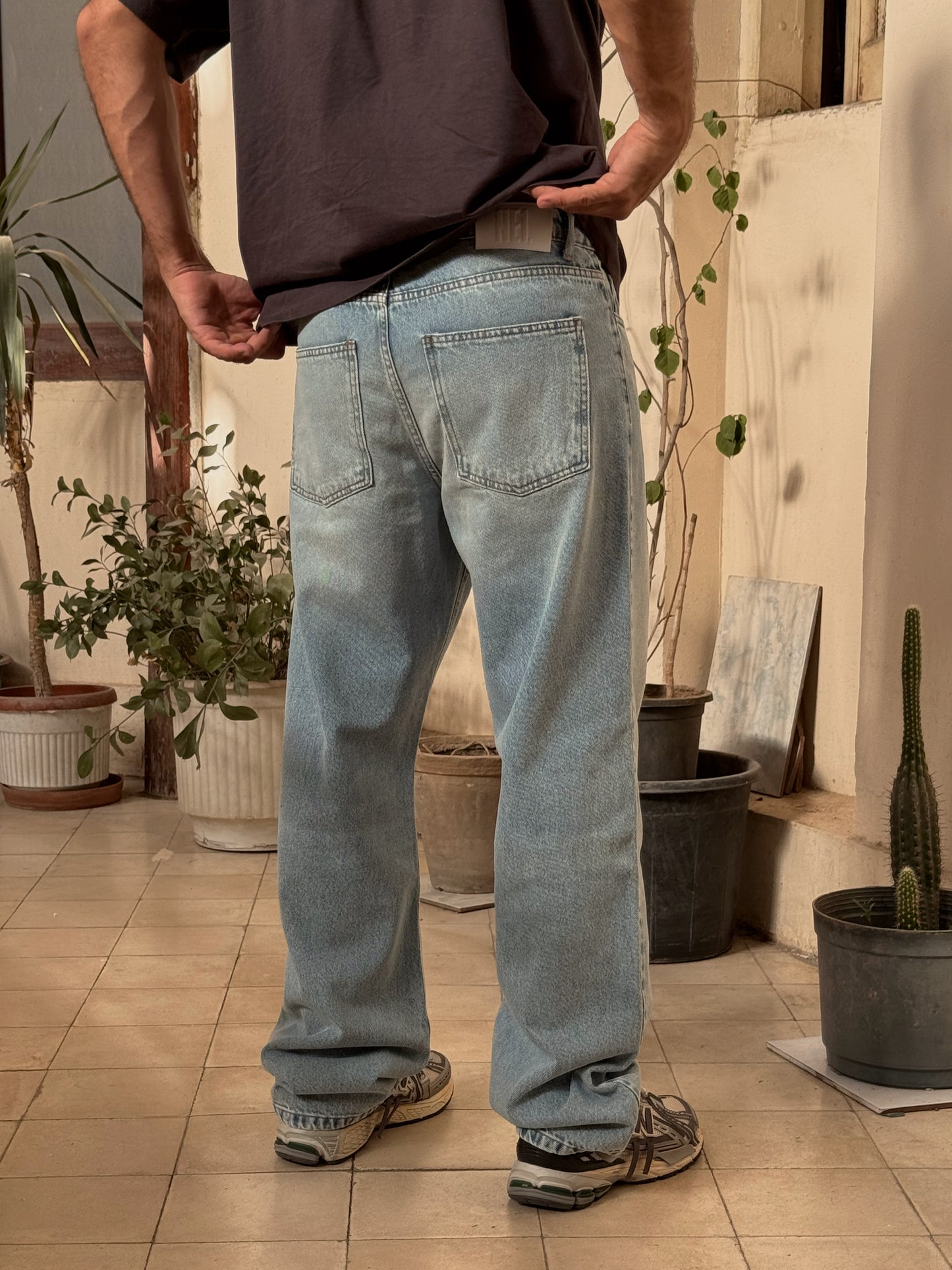 Light Blue Straight Jeans