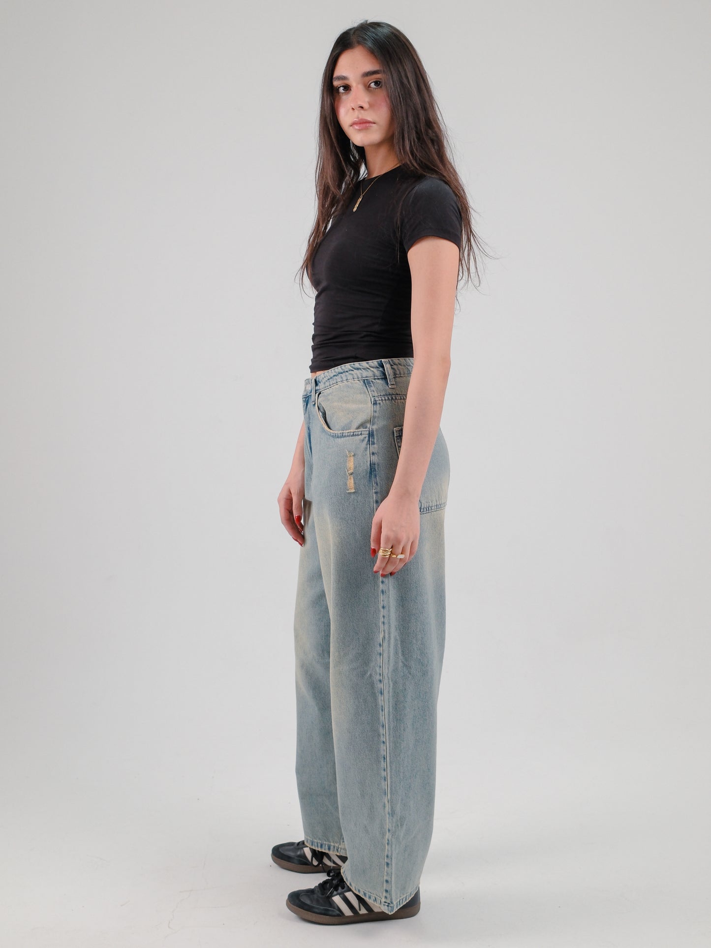 Tinted Baggy Jeans