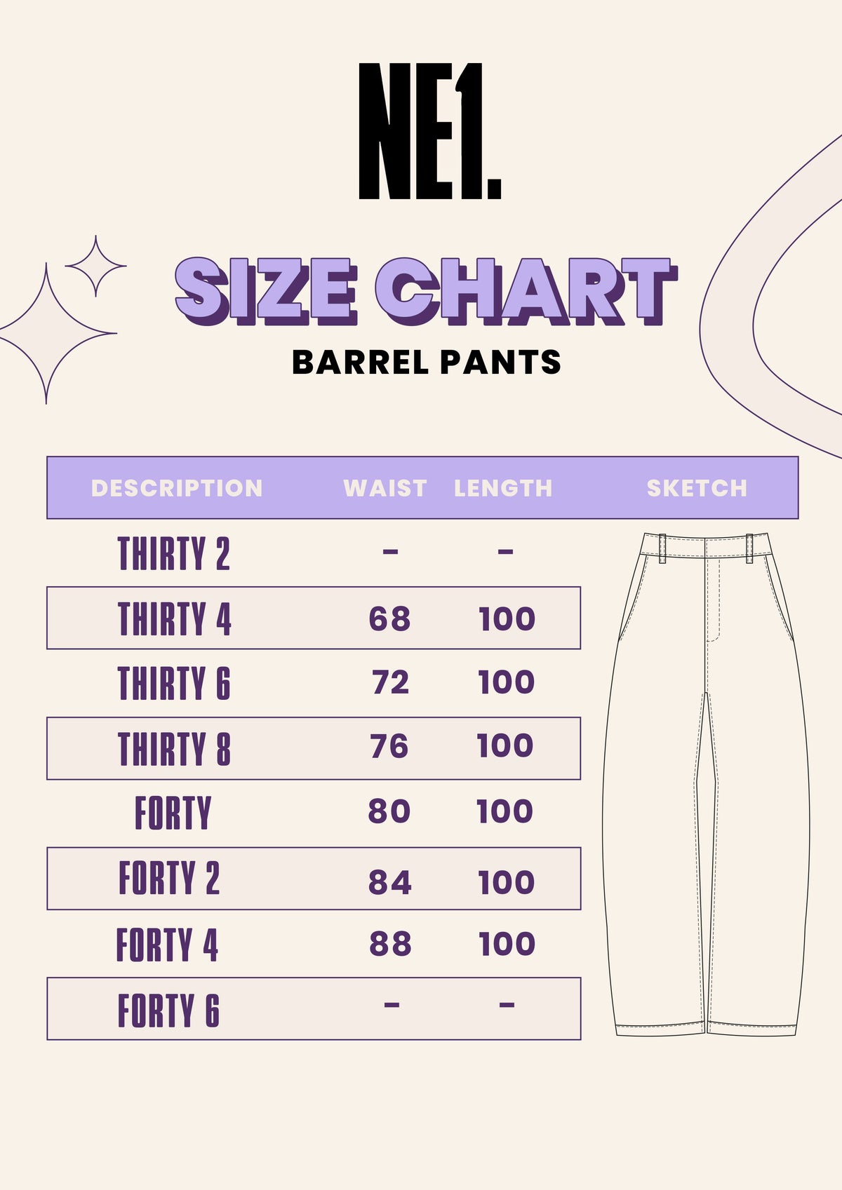 Candy Stripe - Barrel Pants