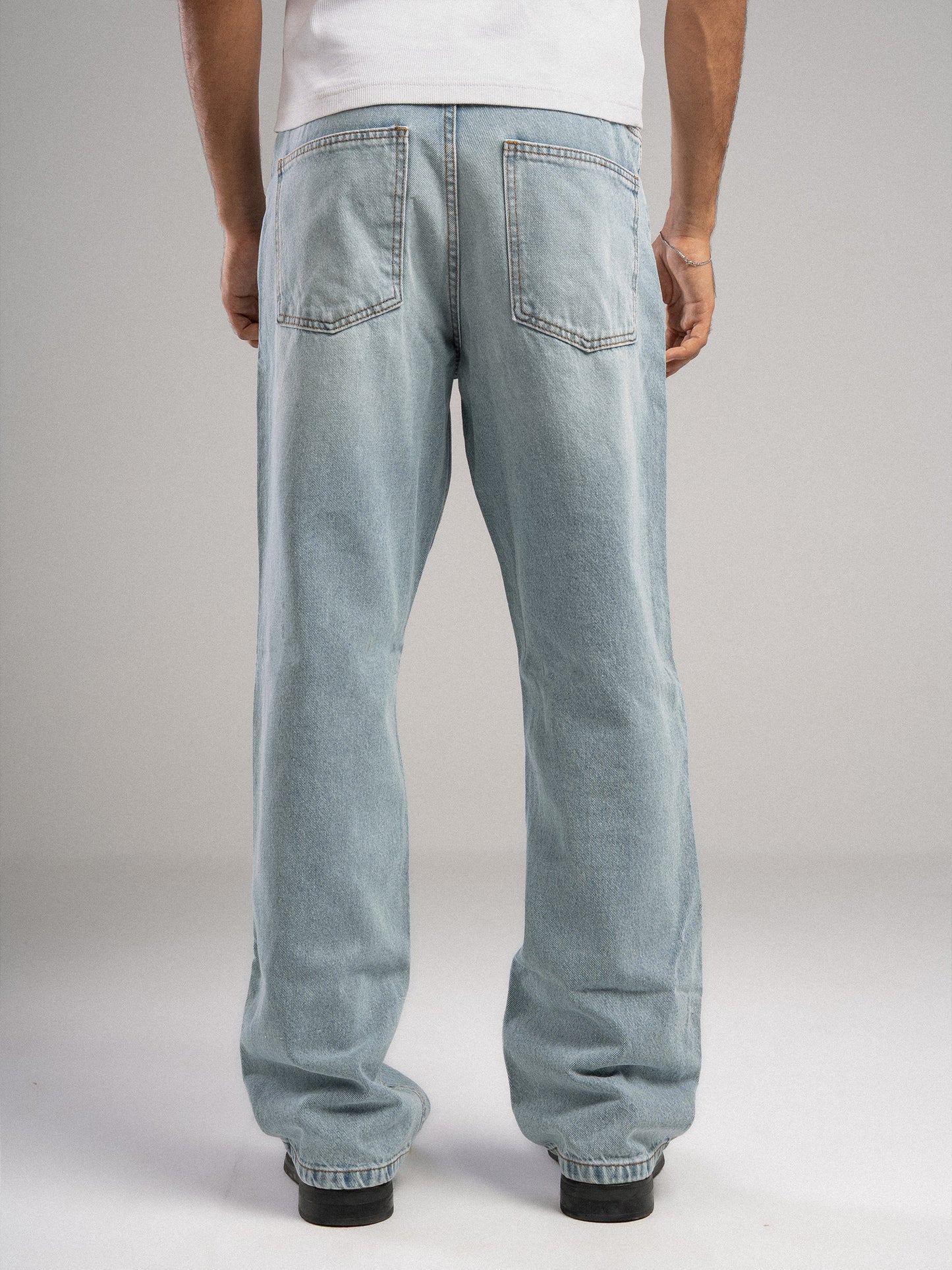 Light Blue Straight Jeans