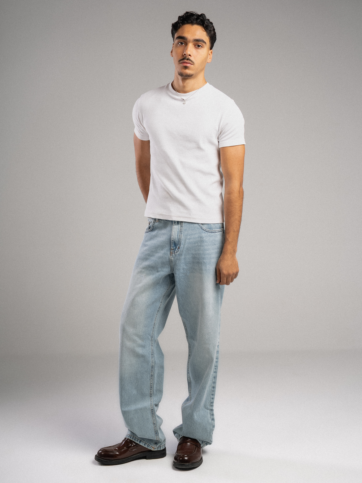 Light Blue Straight Jeans