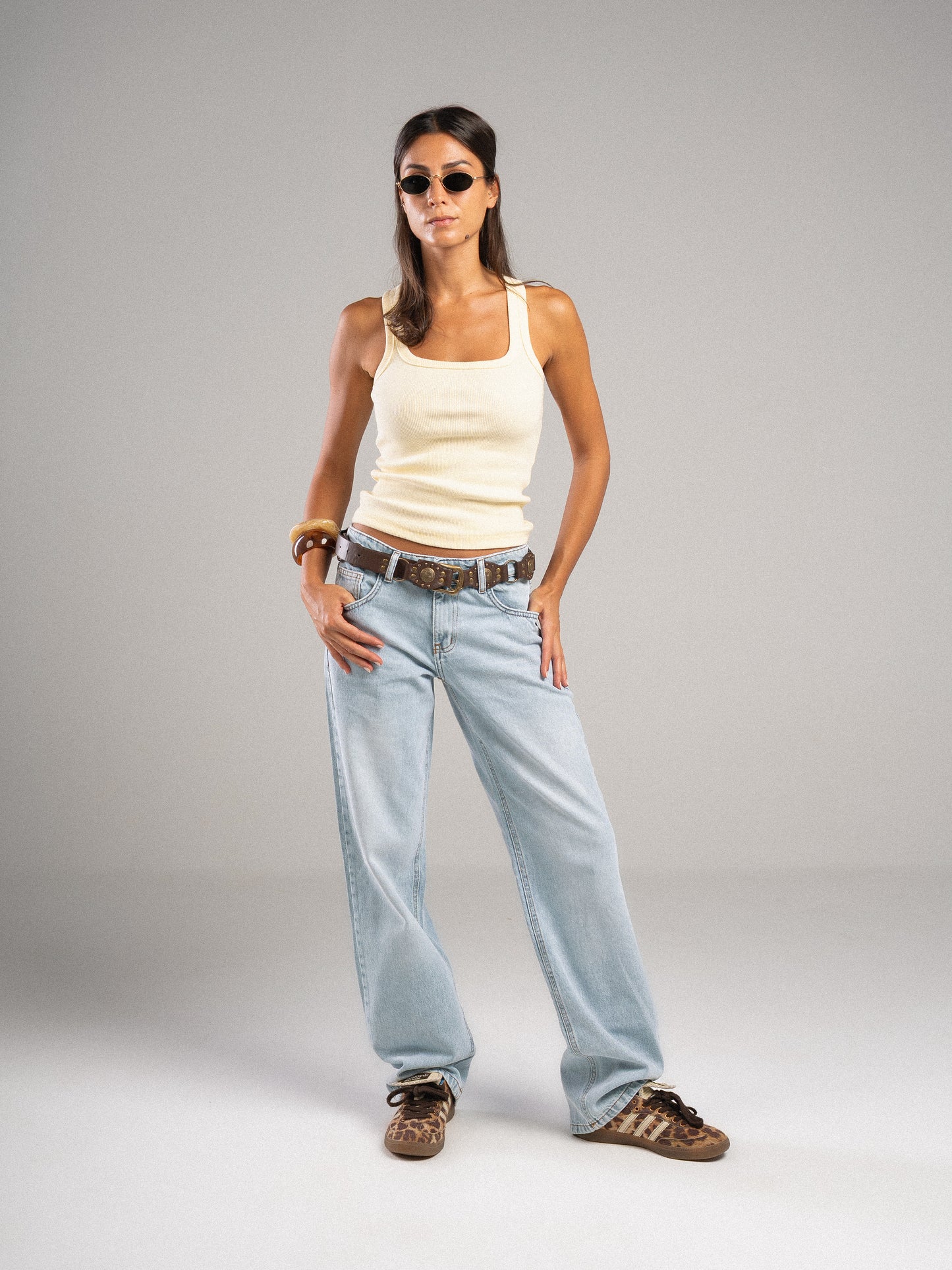 Light Blue Straight Jeans