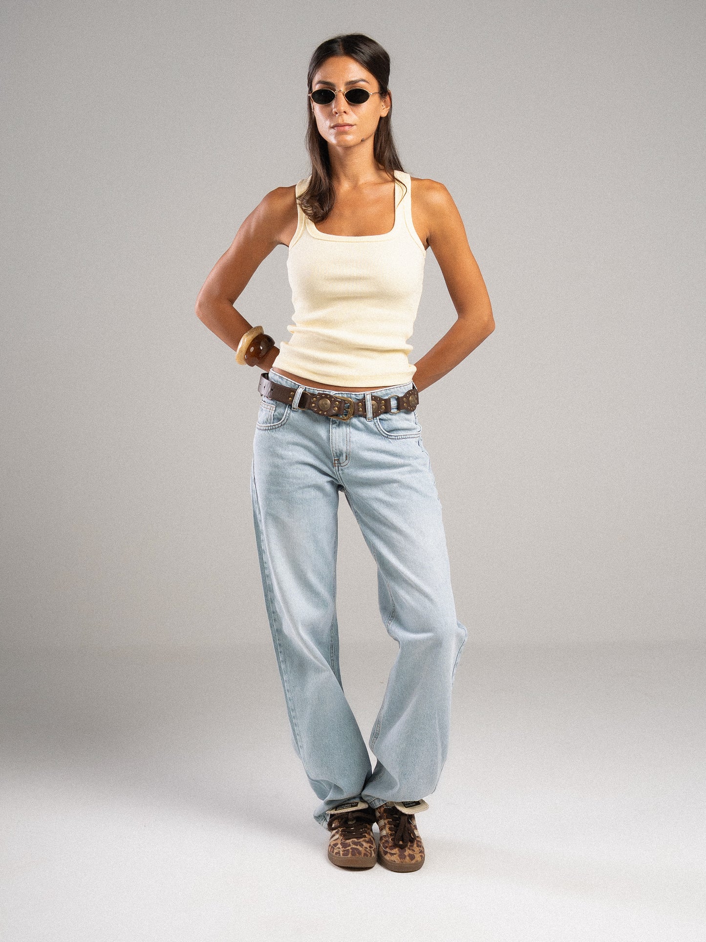 Light Blue Straight Jeans