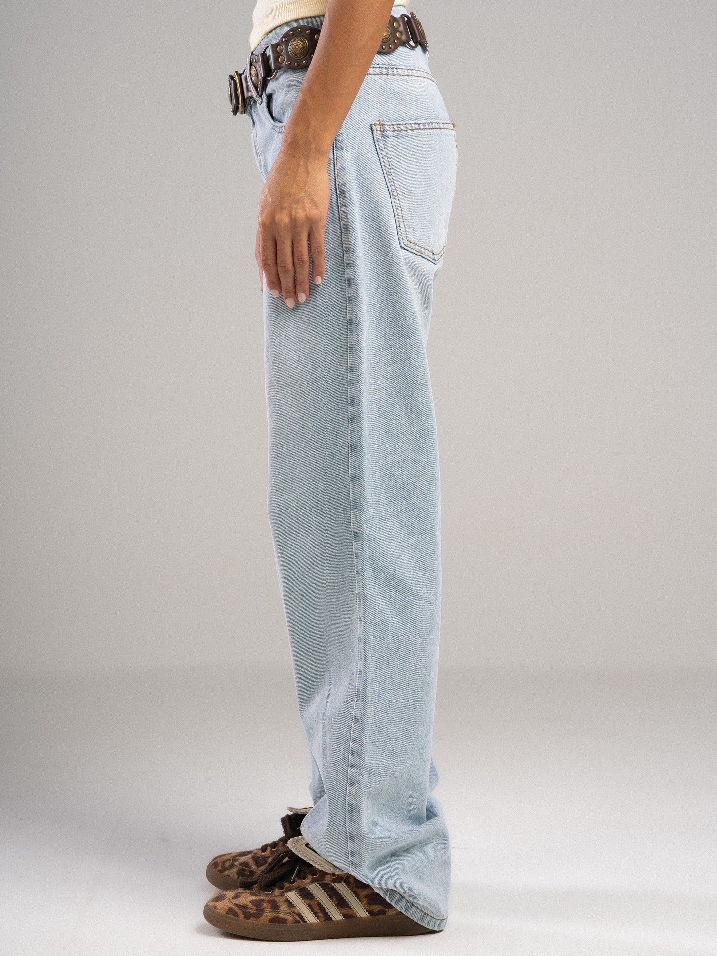 Light Blue Straight Jeans