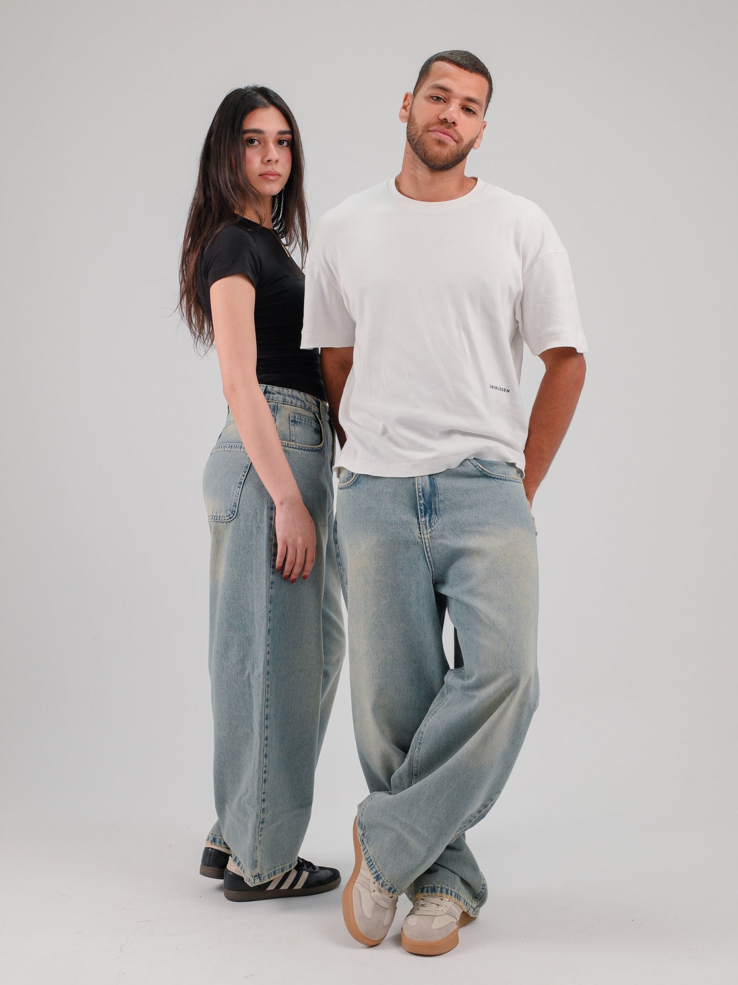 Tinted Baggy Jeans