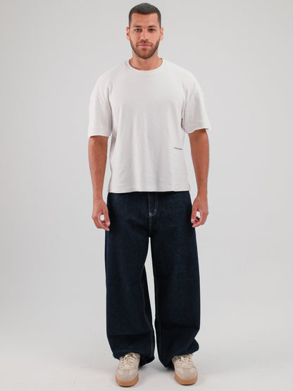 Raw baggy jeans