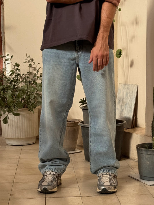 Light Blue Straight Jeans