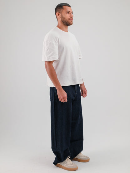 Raw baggy jeans