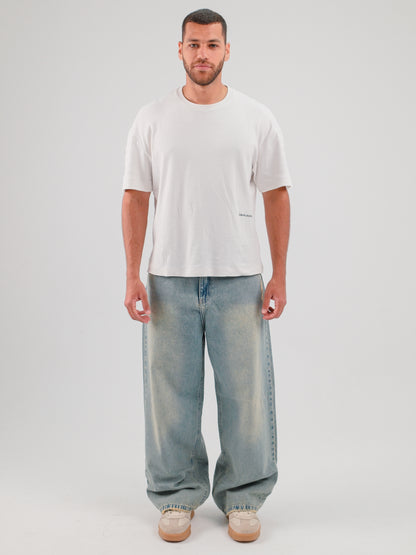 Tinted baggy jeans
