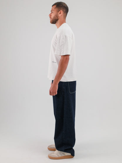 Raw baggy jeans