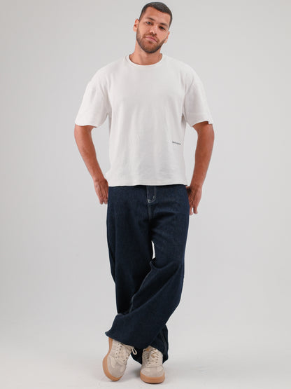 Raw baggy jeans