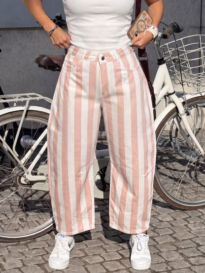 Candy Stripe - Barrel Pants