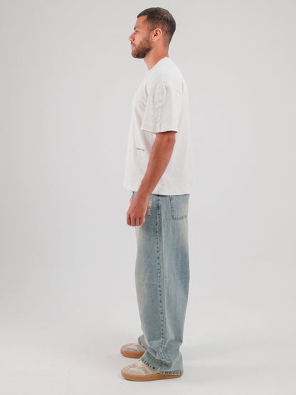 Tinted baggy jeans