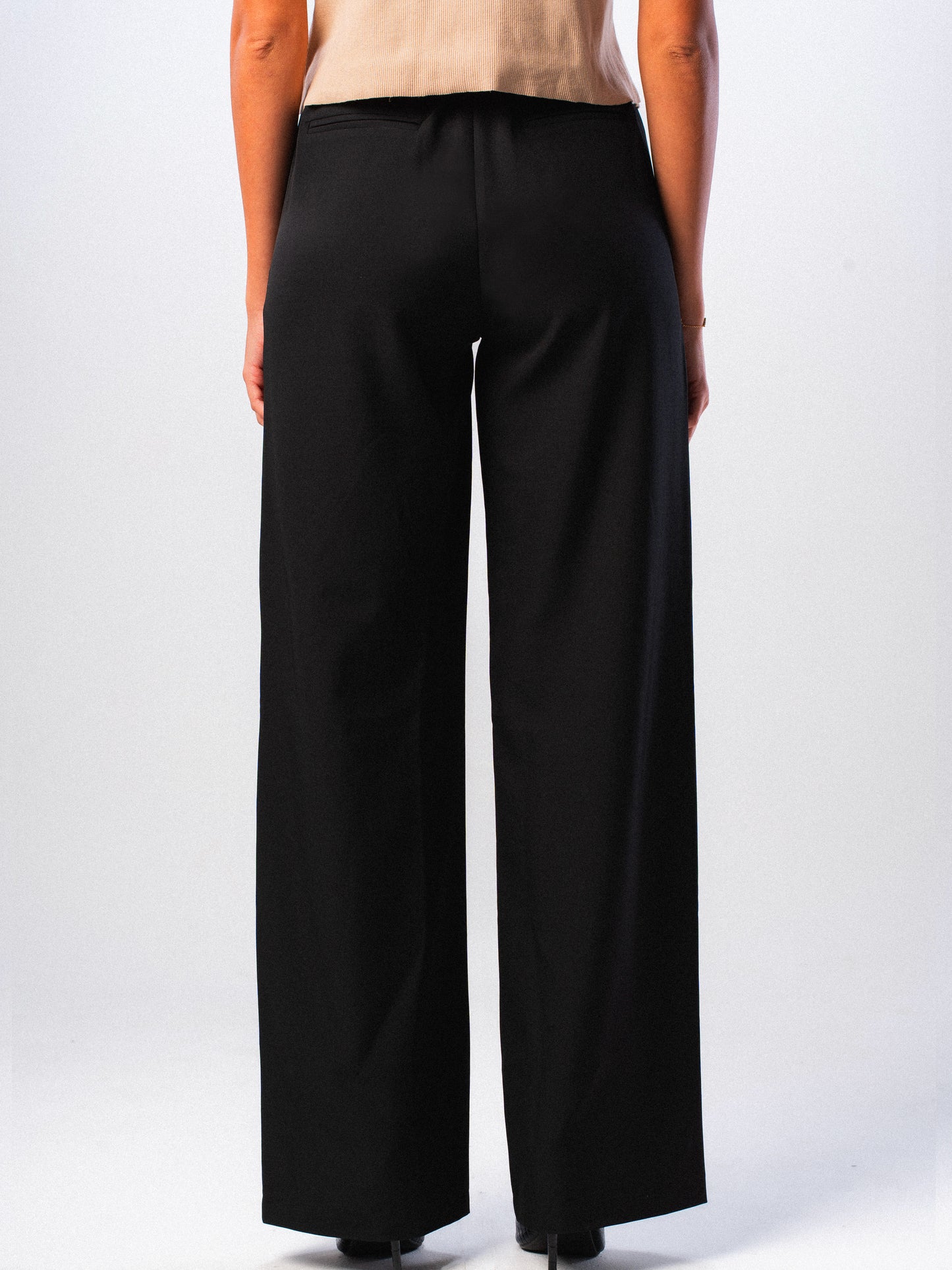 Black Wide-leg Trousers