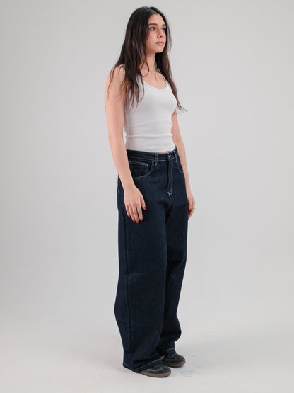 Raw baggy jeans