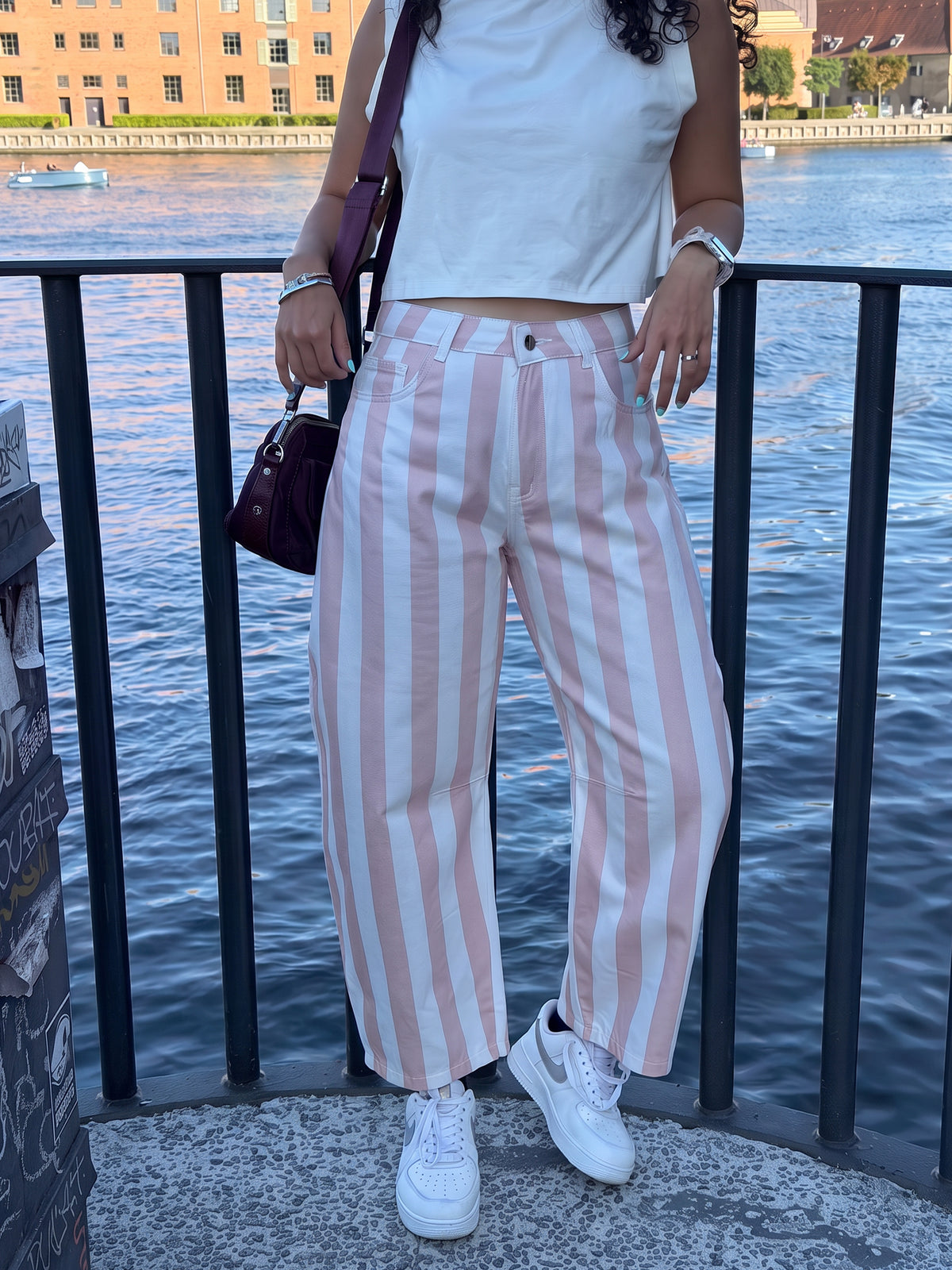 Candy Stripe - Barrel Pants