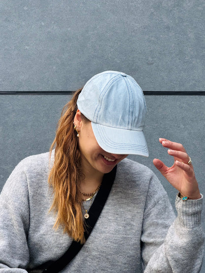 Light Blue Denim Cap