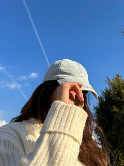 Light Blue Denim Cap