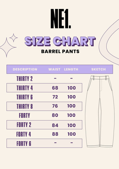 Candy Stripe - Barrel Pants