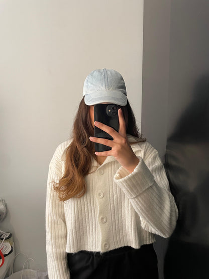 Light Blue Denim Cap