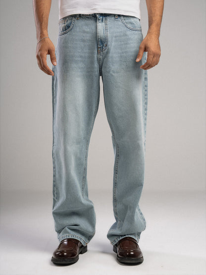 Light Blue Straight Jeans