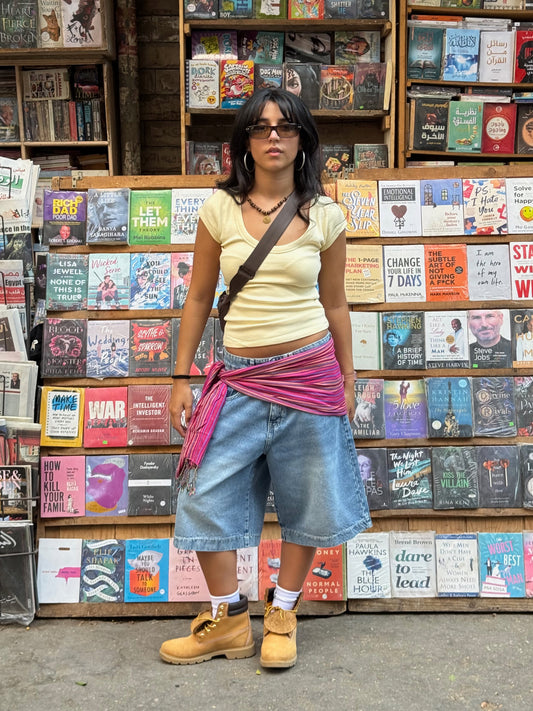 Light Blue Denim Jorts