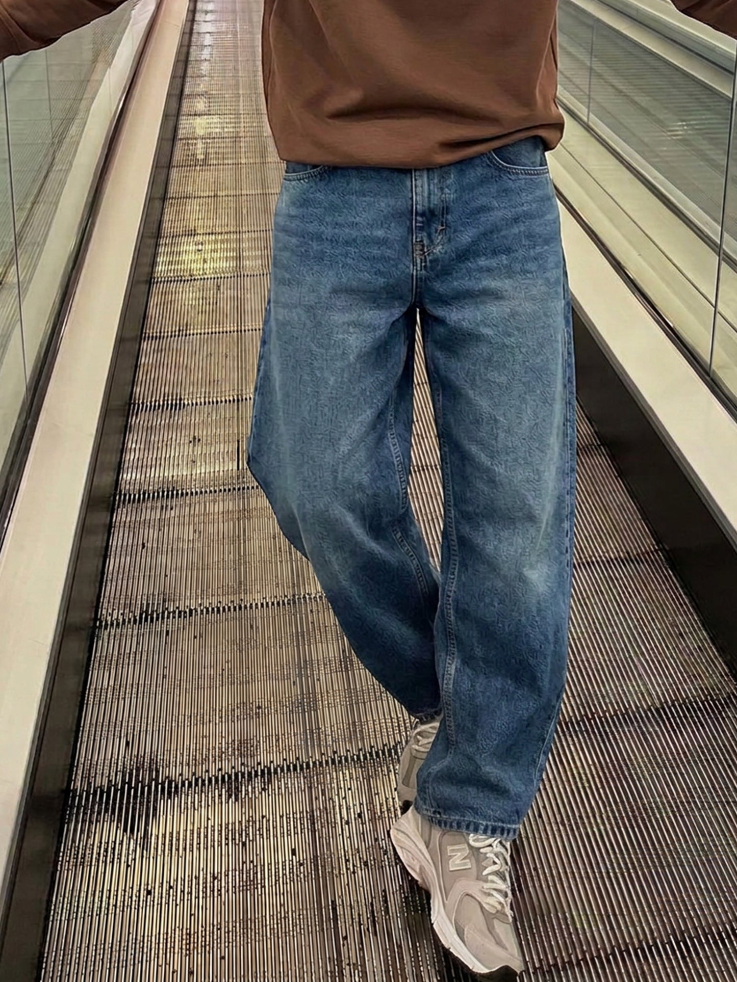 Dark Blue Straight Jeans