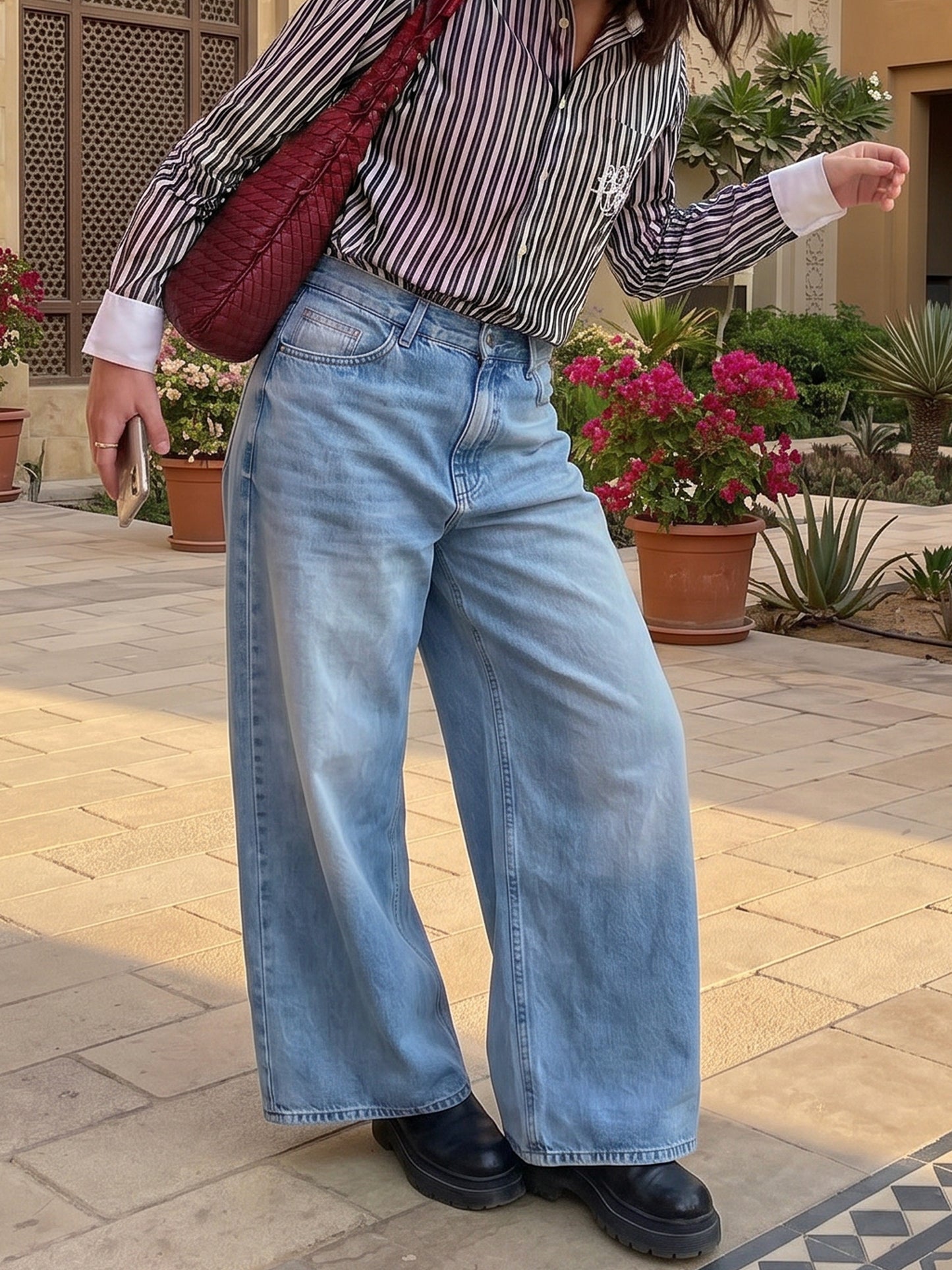 Baggy High-waist Jeans