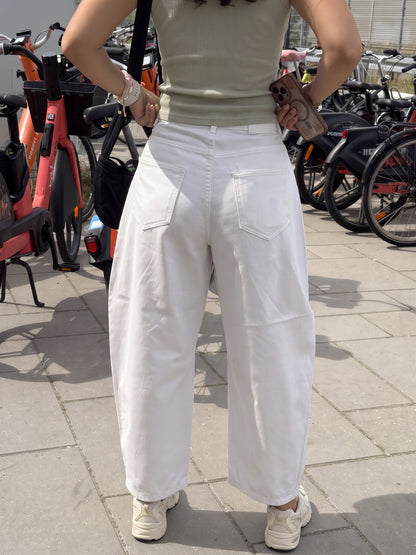 White Dove - Barrel Pants