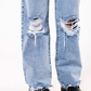 Mid Blue Ripped Jeans